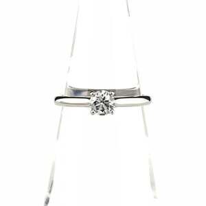 CARTIER Silver Diamond 1895 Ring